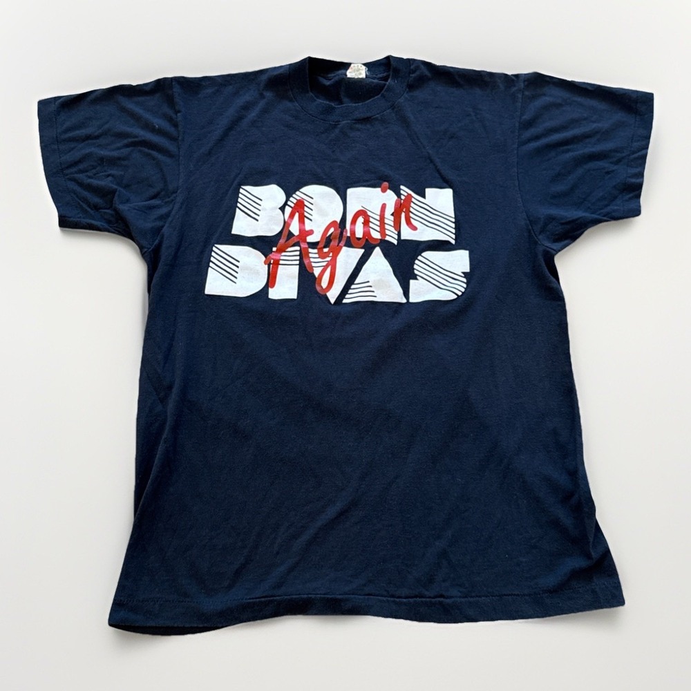 Vintage Born Again Divas Shirt Womens XL Black Screen‎ Stars 80s 90s
